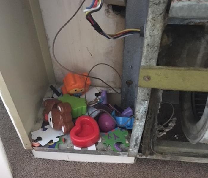 toys in a heating system